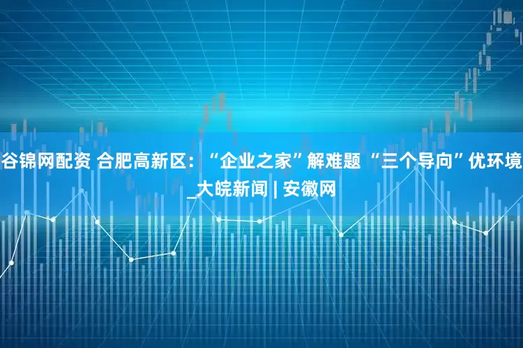谷锦网配资 合肥高新区：“企业之家”解难题 “三个导向”优环境_大皖新闻 | 安徽网
